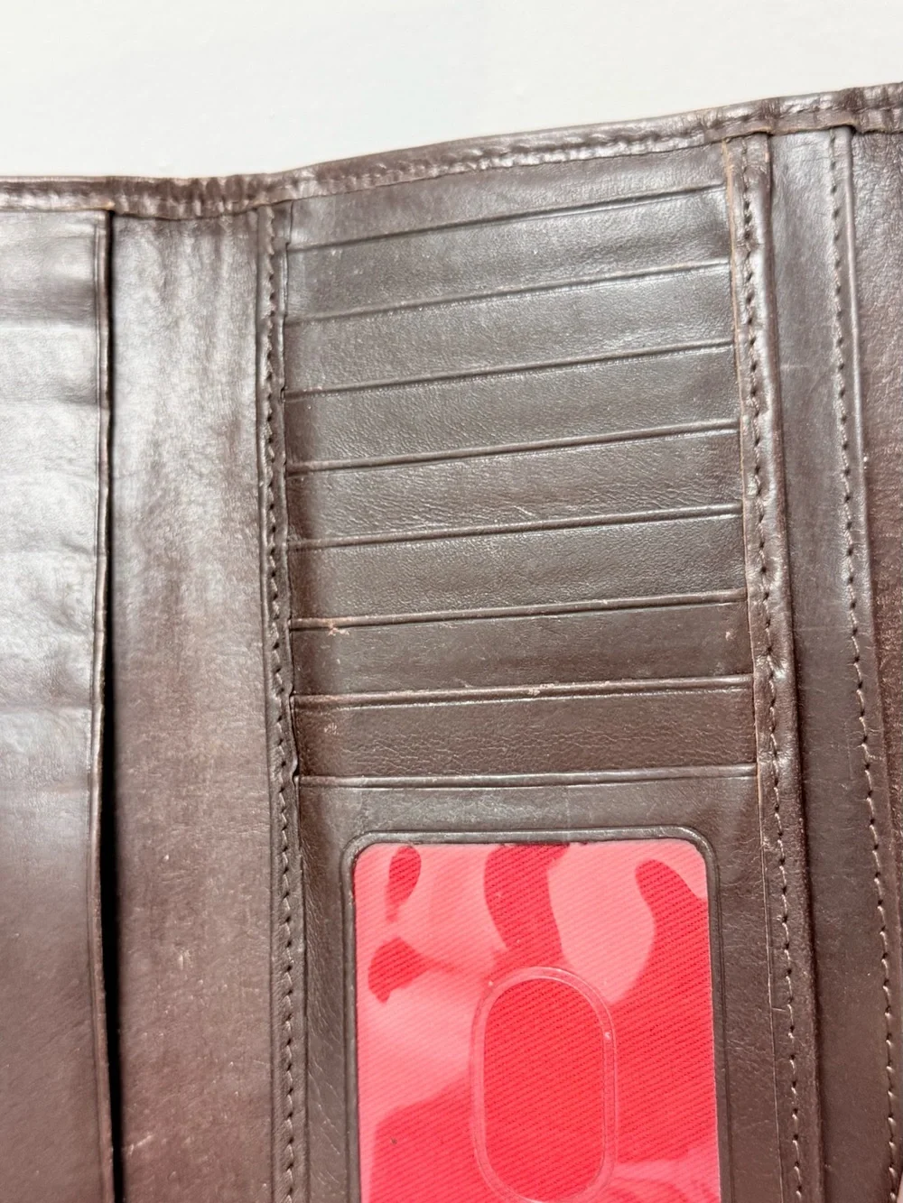 Dooney & Bourke Brown Lizard-Embossed Leather Wallet